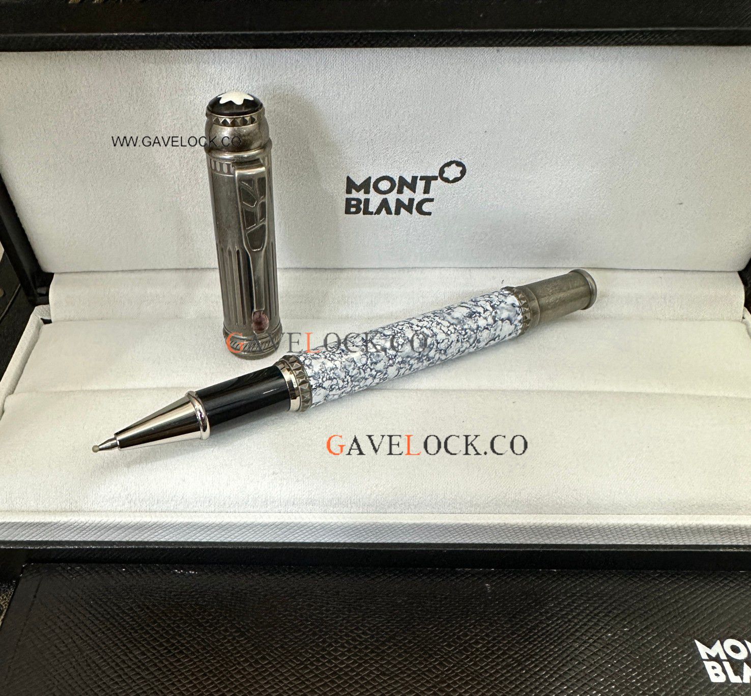 Clone Antique Montblanc Gray Special Edition Rollerball
